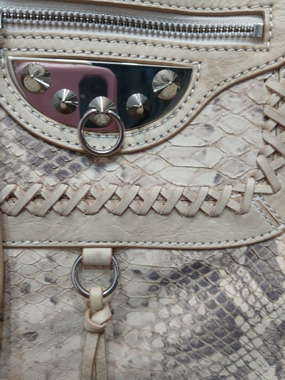 Sam Edelman Python Satchel - Picture 8 of 9